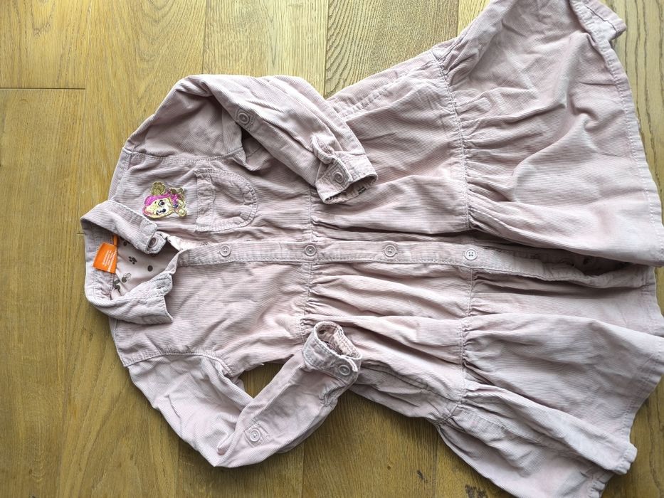 Sukienka i koszula dla dziewczynki. Rozmiar 110, Cool club