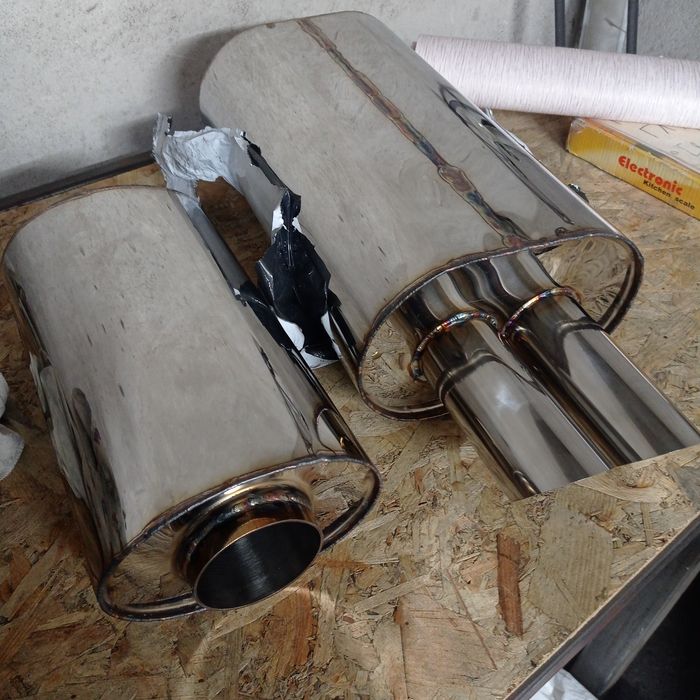 Глушитель BMW VeRSon exhaust прямоток банка e30 , e46, e38, e39,e60