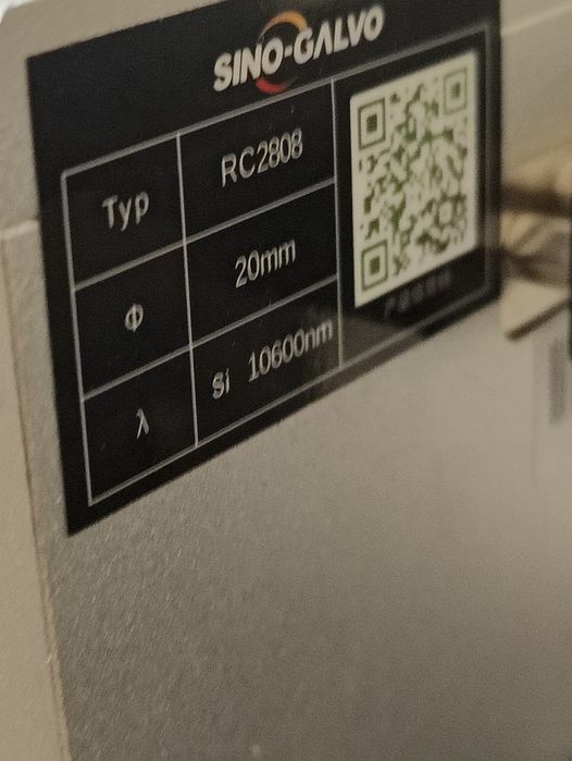 Лазерний гравер маркер CO2 для гравіювання по дереву RF 50 W
Сканатор