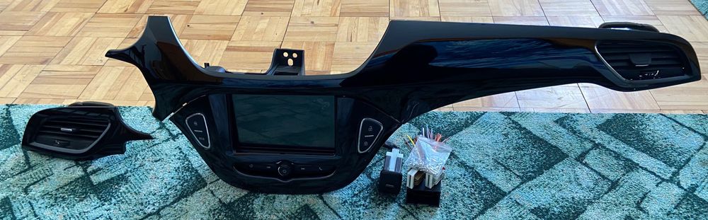 Radio radionawigacja Opel Corsa E ramka,listwa,USB,przejściówka R3 R4
