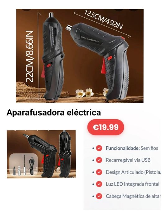 Capas assento automóvel+ Capa Consola Apoio Braços+ Aparafusadora Eléctrica