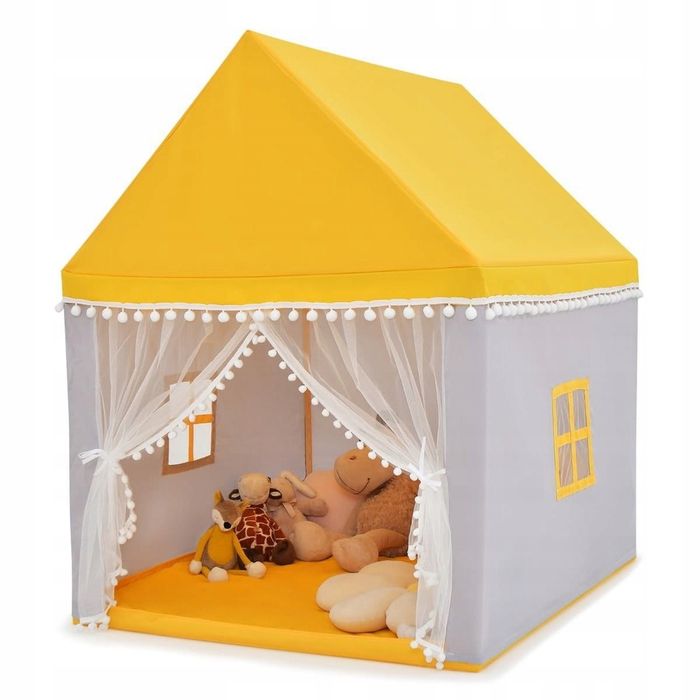 Namiot Domek Dla Dzieci COSTWAY Tipi Do Ogrodu Domu Mata Bawełna