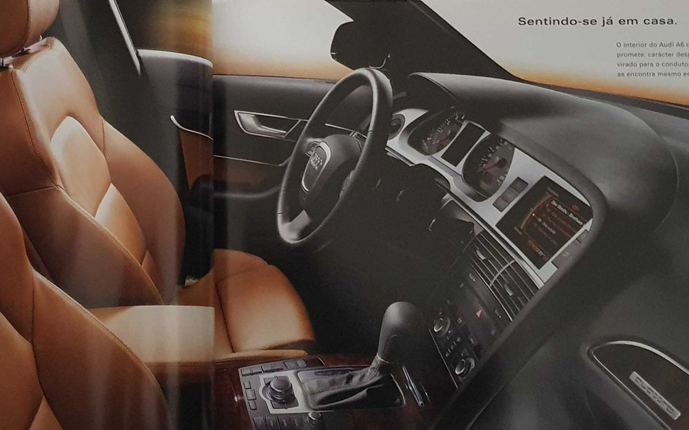 Catálogo do Audi A6 Limousine e A6 Avant - original - Ano 2007/2008