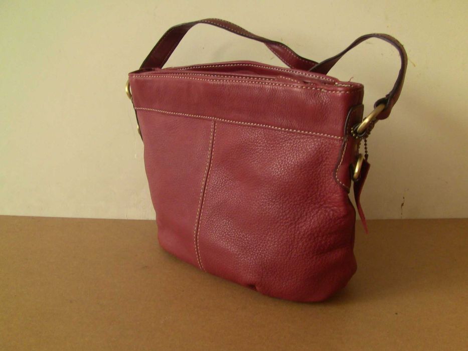 Женская кожаная сумка американской фирмы CROFT&BARROW