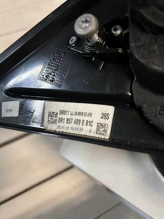 Дзеркало AUDI Q5 8R дзеркало бокове заднього виду