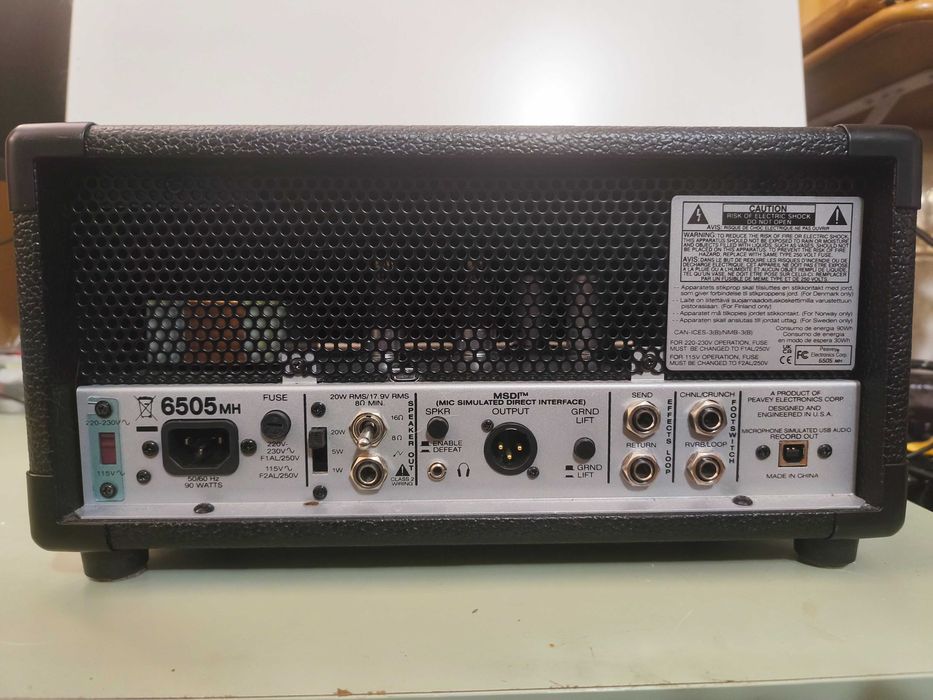 Amplificador Peavey 6505mh