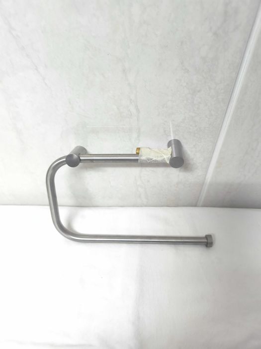 Toalheiro + porta rolos em inox