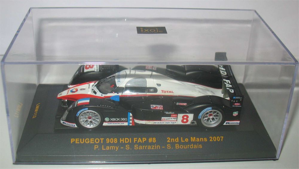 Peugeot 908 HDI FAP - 2º Le Mans 2007 - Pedro Lamy, Sarrazin, Bourdais