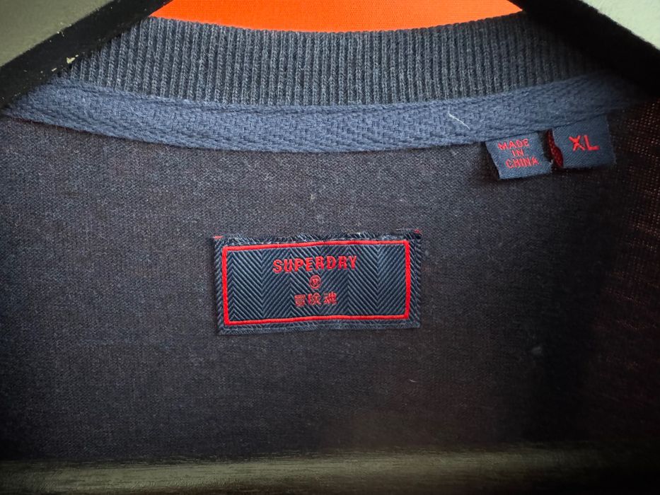 SUPERDRY Оригінал чоловіча кофта футболка з довгим рукавом лонгслів розмір XL