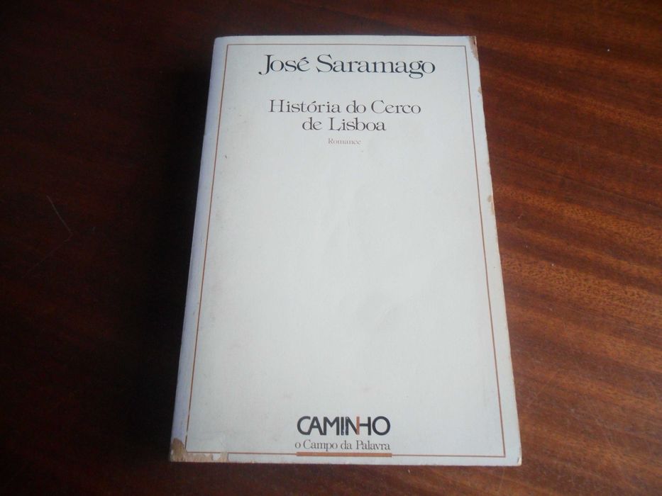 "The History of the Siege of Lisbon" by José Saramago – First Edition, 1989