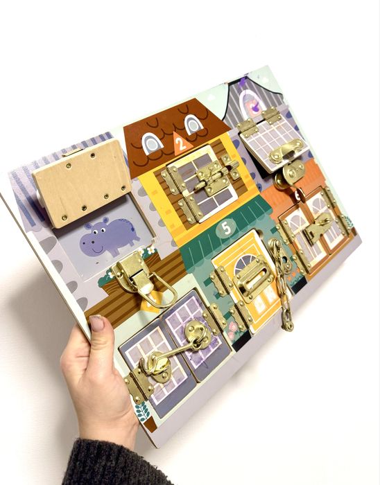 Бізіборд дитячий розвиваючий від 1 року