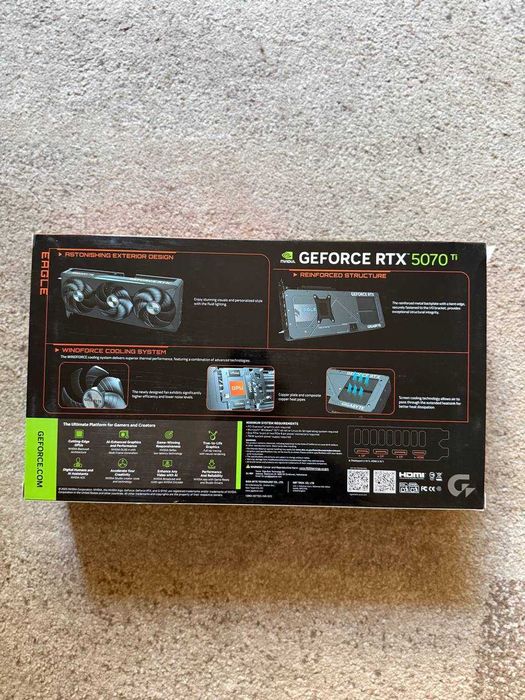 Karta graficzna Gigabyte GeForce RTX 5070 Ti EAGLE OC
