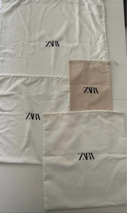 Zara pokrowuec worek 4 szt