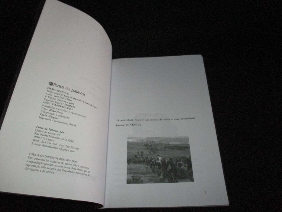 Livro Guia Prático de Ciclismo de Lazer José Luís Vieira