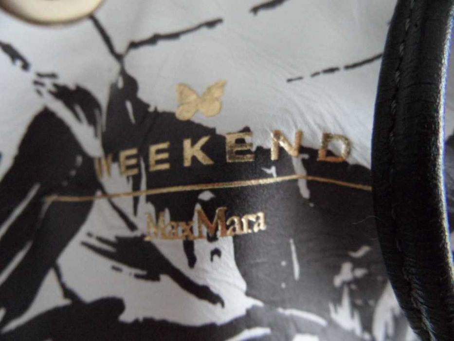 Piękna skórzana torba torebka MaxMara Weekend. Nowa