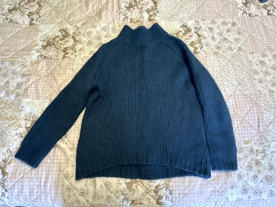 Светр Massimo Dutti морська хвиля, мохер 100%, розмір L-M