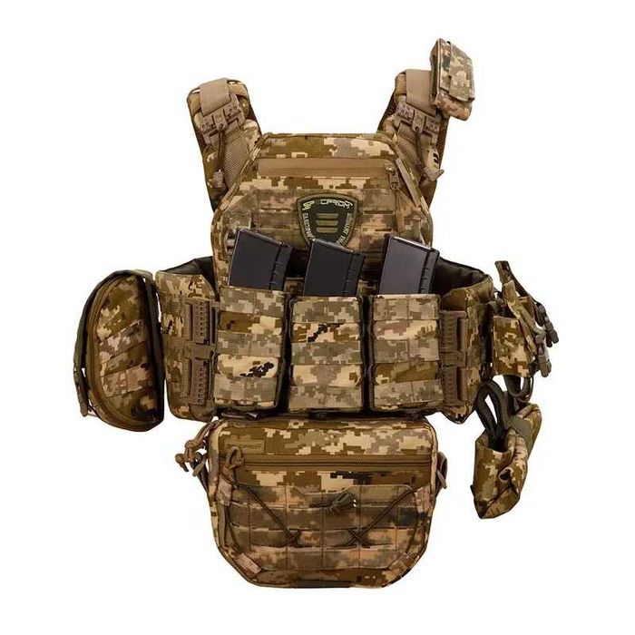 Плитоноска Warmor gen.3 Pro Max SPECPROM. Пиксель. Швидкоскид Підсумки