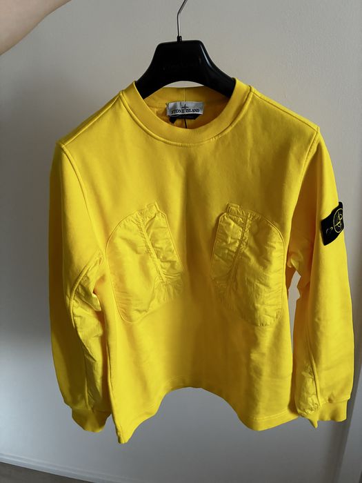 Кофта Stone Island Yellow Patch Sweatshirt. Оригинал. Новая