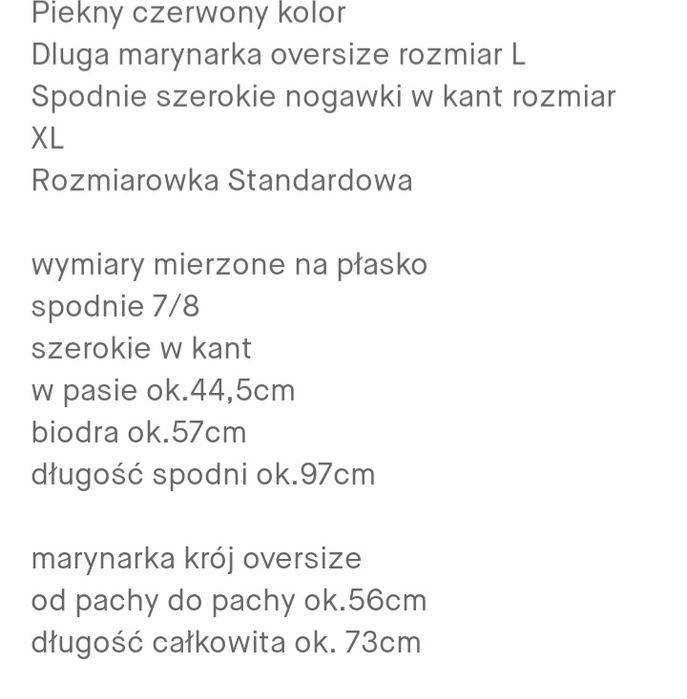 Garnitur komplet czerwony ZARA idealny na walentynki+gratis czarny top