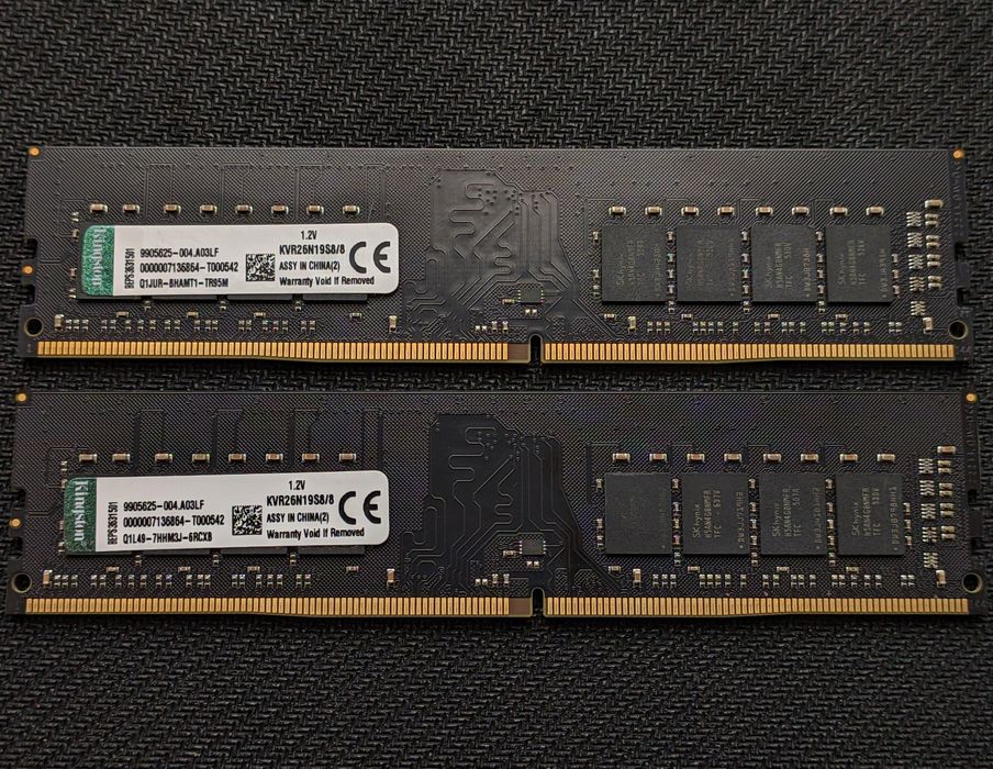 Kingston DDR4 16GB 2666 Mhz [8+8] CL19