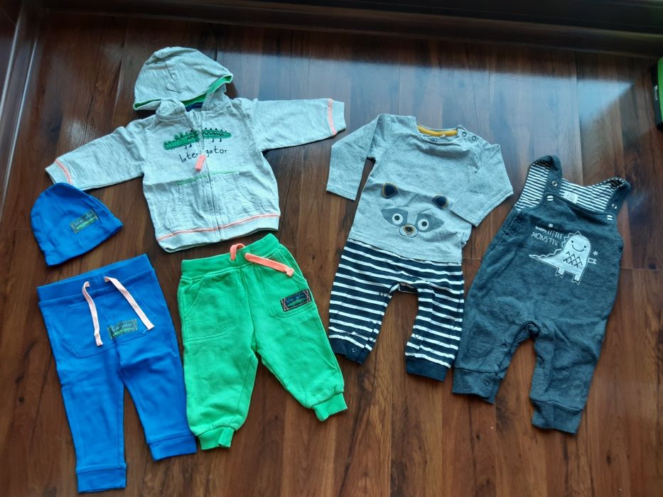 SMYK Cool Club rozmiar 68 zestaw pajac rampers dres spodnie