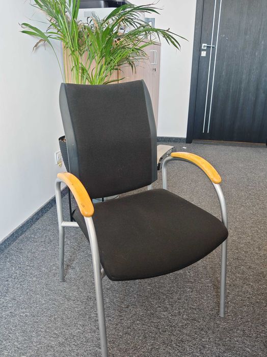 Fotel biurowy SITAG Reality czarny obrotowy ergonomiczny regulowany