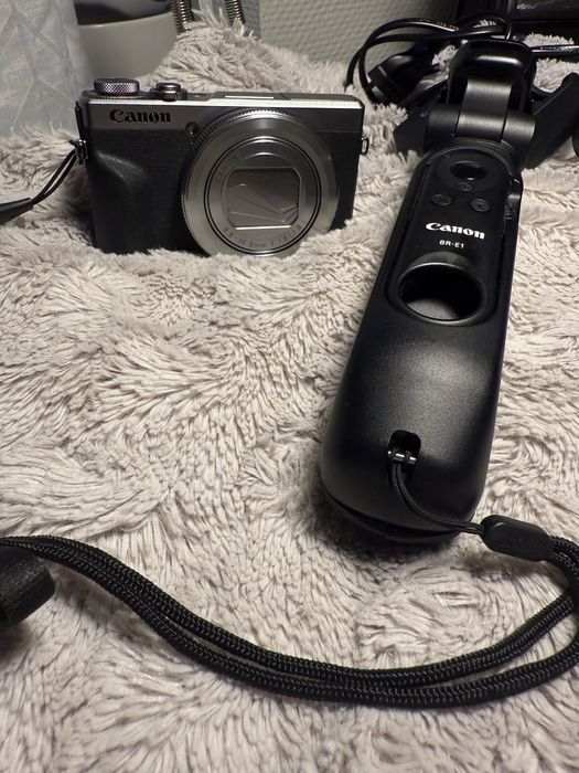 Canon G7X srebrny na gwarancji plus uchwyt/tripod zestaw