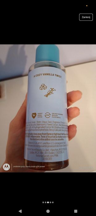 Victoria's Secret mgiełka cozy sugar.
