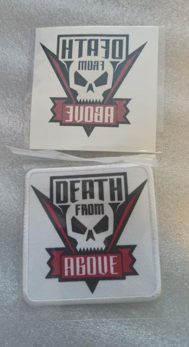Death from Above Starship Troopers naszywka patch plus gratis