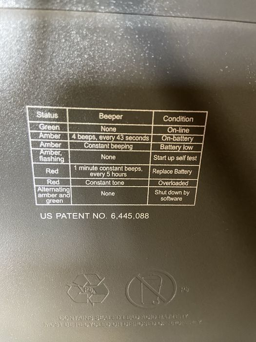 ДБЖ APC Back-UPS ES 525 (BE525-RS) 525VA/300W | Справний