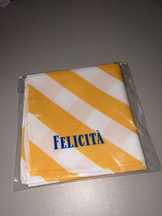 Chustka apaszka na wlosy zolta w paski