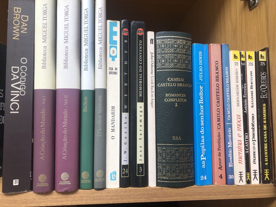 Livros Miguel Torga, Eça Queiroz, José Saramago, Camilo Castelo Branco