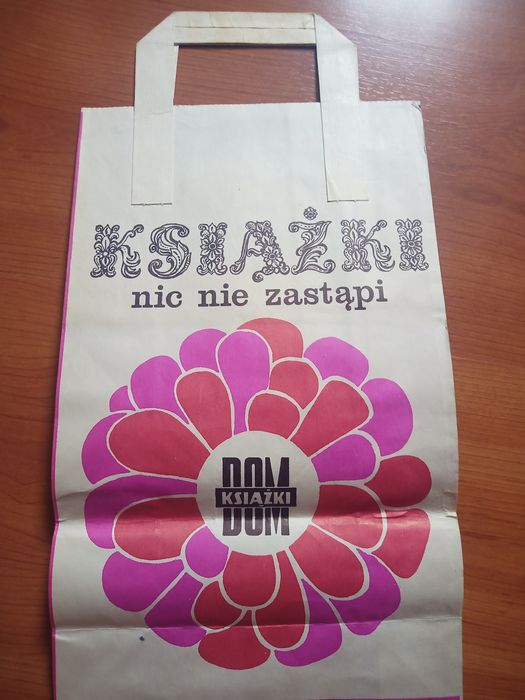 Dom Książki - torba papierowa PRL