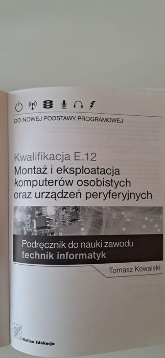 Technik informatyk.Kwalifikacja E.12
