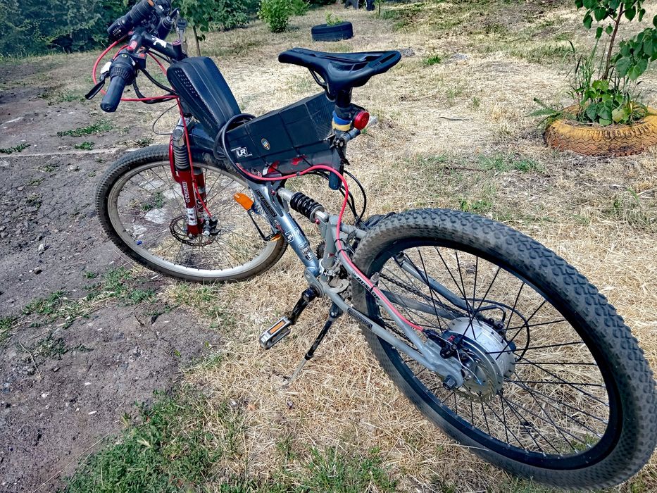 Электровелосипед двопідвіс 36v 14ah