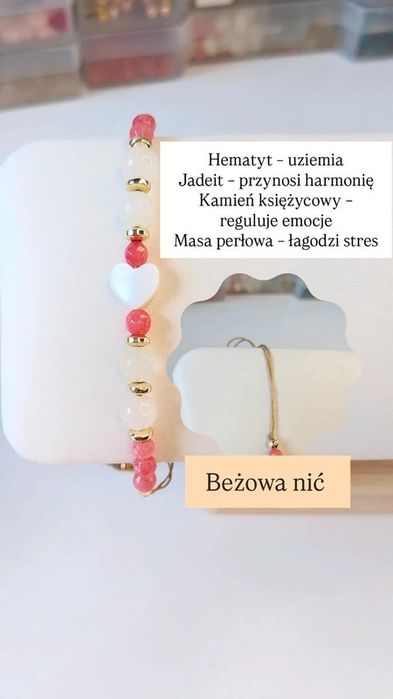 Bransoletka z kamieni naturalnych