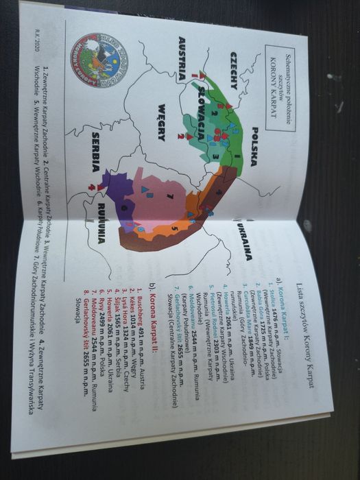 Korona Karpat . Książeczka