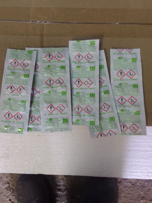 Таблетки для воды oasis 10 таб стоит 10 грн.