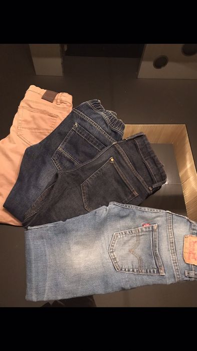 Calças várias  8 anos