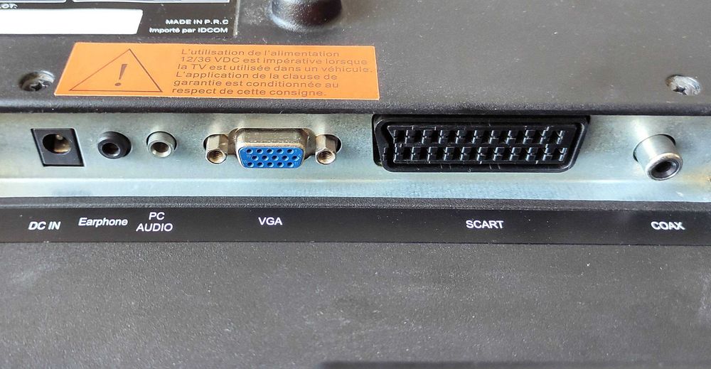 Televisão TV LED LCD 12V DVD 15.6 Polegadas