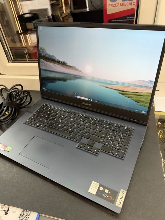 Laptop gamingowy Lenovo Legion 5 17cali, Ryzen 7, 16+512GB, RTX3050