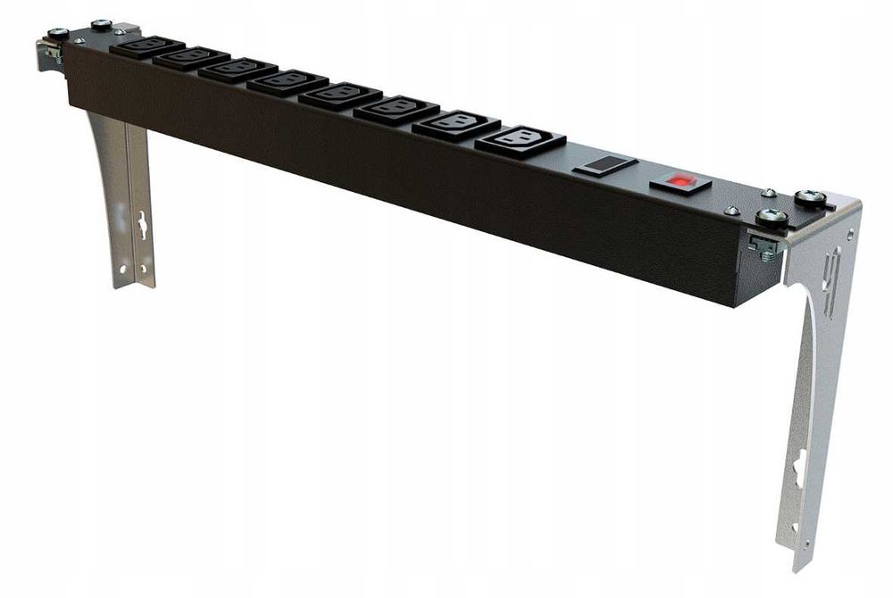 Wspornik Uchwyt RACK 1U Ścienny Uniwersalny Ocynkowany Stalflex