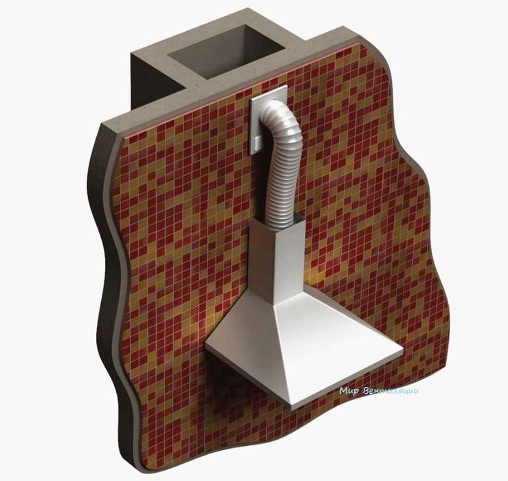 Вентиляційний набір 125 мм для вентиляції