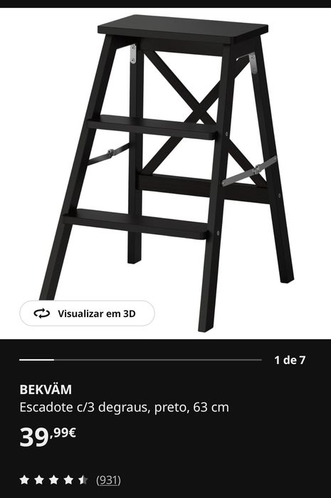 Escada 3 degraus ikea