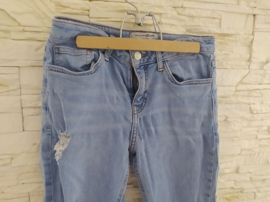 Skinny New look roz 36 dziury przetarcia