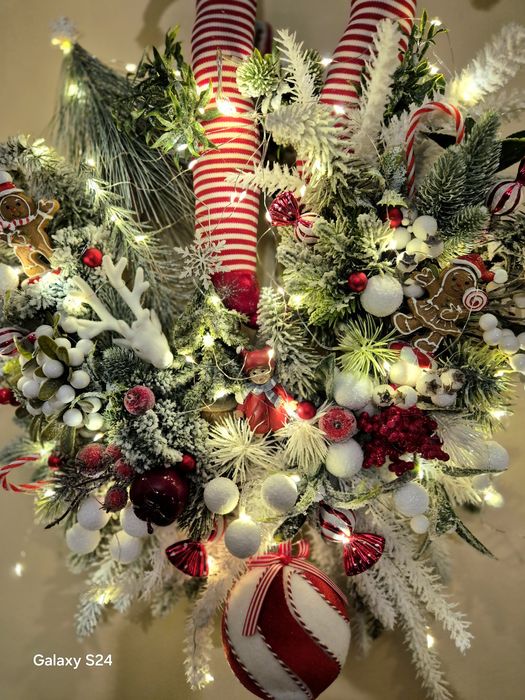 Wianek "Grinchowy Zawir Świąt"