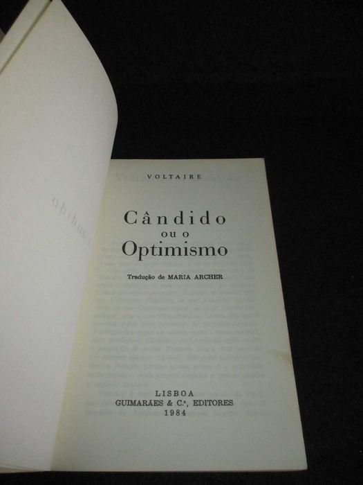 Livro Cândido Voltaire Guimarães