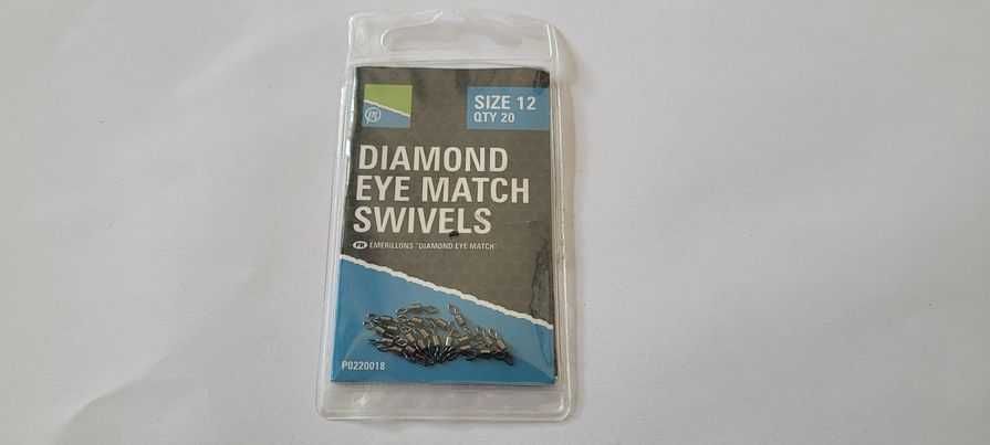 Krętliki Preston Diamond Eye Match Swivels - roz. 12