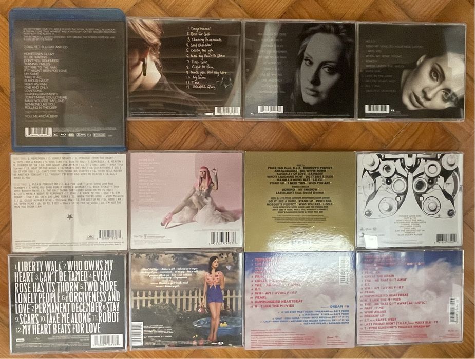 Cd’s DVD’s e Blue Ray varios musica Pop e fado