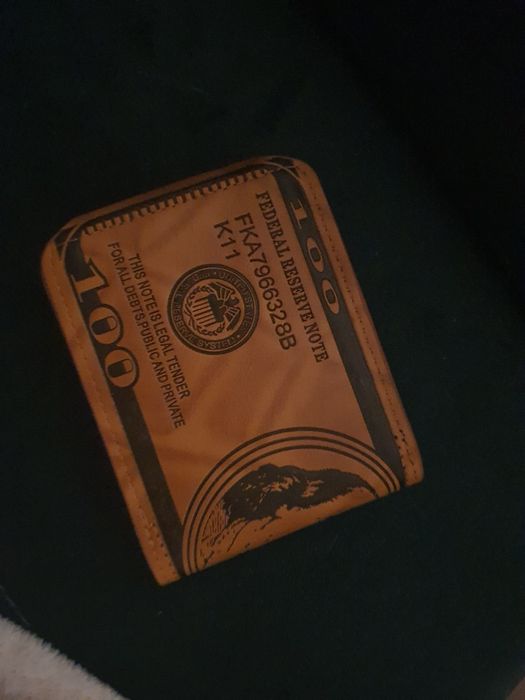 Portfel Damski Męski Camel 100 Dolarów Sto Dollars